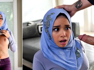 Aaliyah Hadid en sexo anal adolescente en su hijab