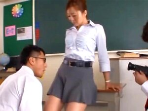 Maestra japonesa caliente Kaori obteniendo parte 3