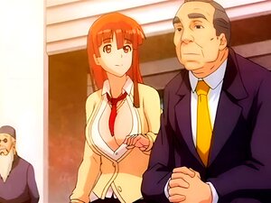 Acción hentai de hombre viejo