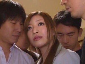 Increíble zorra japonesa Karen Fujiki en locas corridas, clip JAV de
