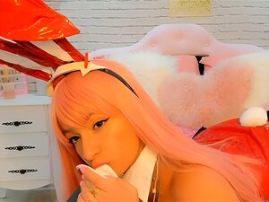ASMR INTENSE Zero Two cosplay instrucciones para masturbarse JOI