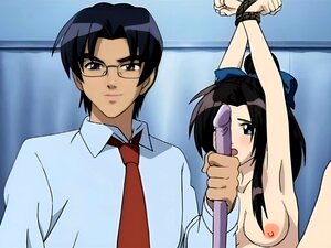 Sumérgete en el apasionante mundo del BDSM anime, donde esta belleza