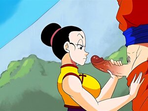 La leche se calienta para goku antes del torneo Dragon Ball Parodia