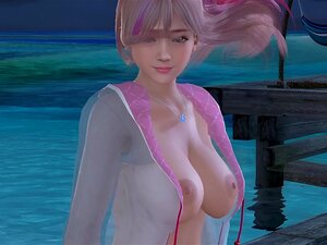 *** o Vivo Xtreme Venus Vacaciones Honoka Kumanomi Traje de baño Nude