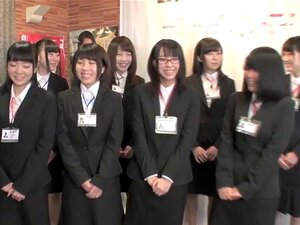 Chica japonesa loca en las mejores lindas, escena pública JAV