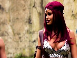 Jessa Rhodes en Parodia de Red Maiden y DP XXX