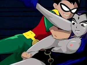 robin follando duro a una chica púrpura. Robin follando duramente a