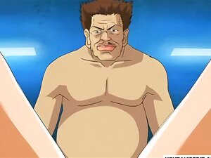 Chica hentai con manos atadas chupa y se folla