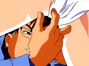 Pelirroja linda poseída en hentai sexy