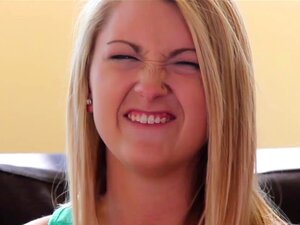 Casting Couch-X Rubia bimbo del sur folla por dinero