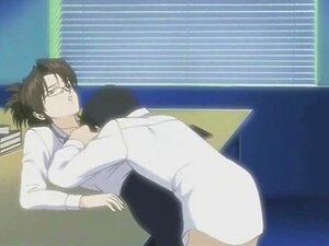 Hentai con tetas enormes se folla una verga enorme. La profesora de