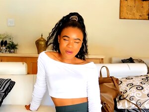 CASTING AFRICANO Coño Peludo Ébano Fumbled