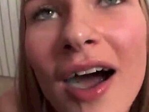 chicas que tragan semen